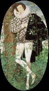 Nicholas Hilliard a youth among roses china oil painting reproduction